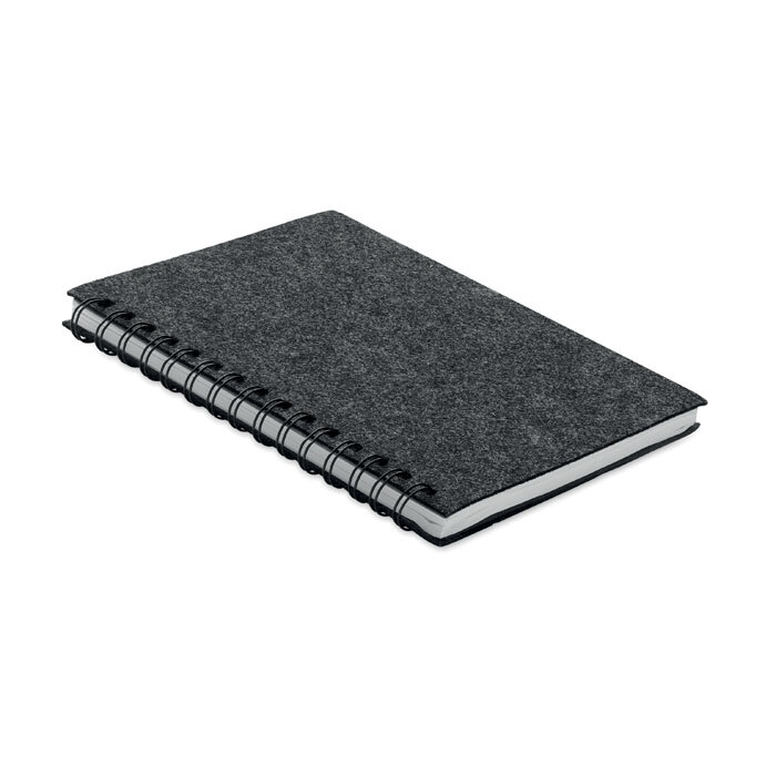RINGFELT - A5 RPET felt cover notebook