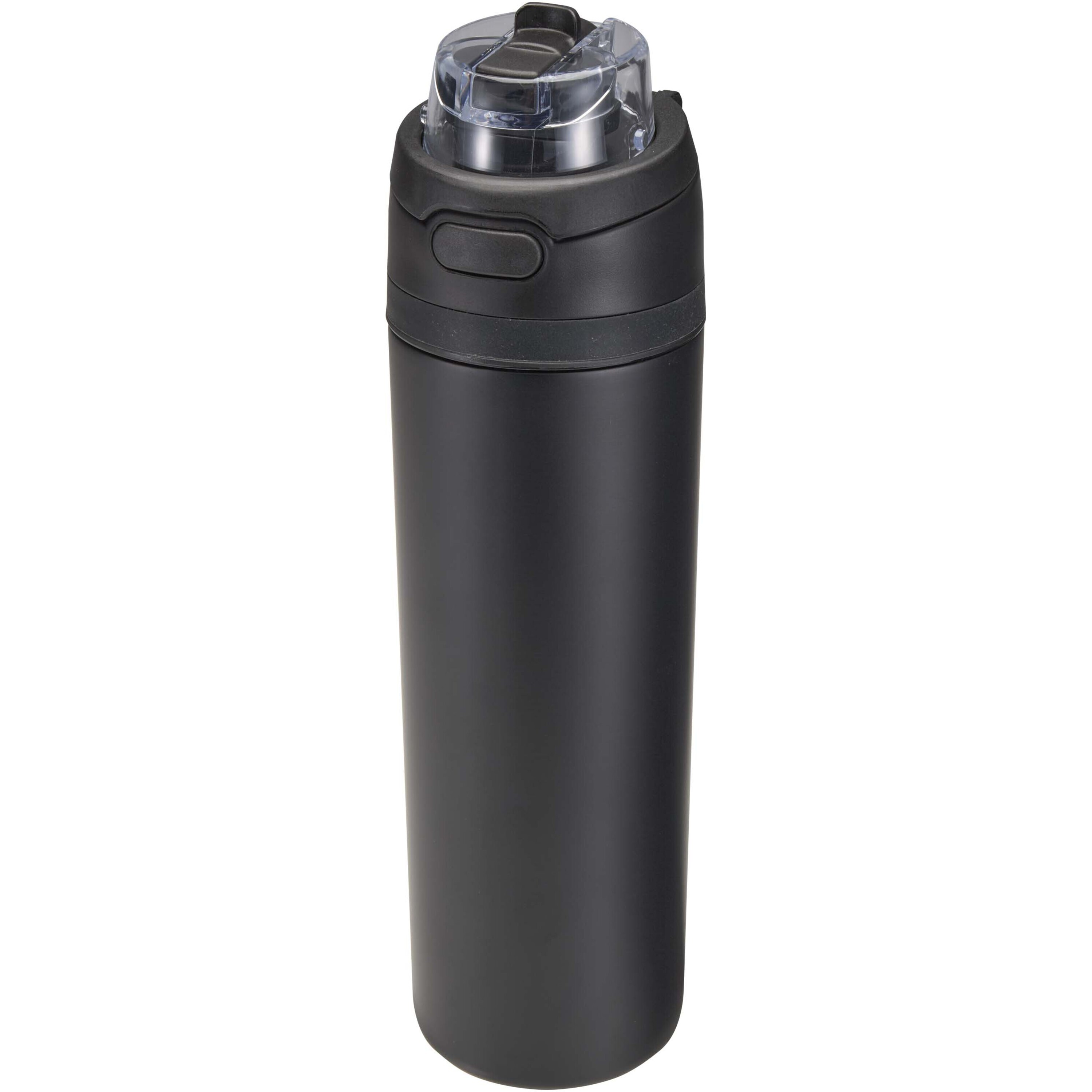 Theron 800 ml RCS recycled single wall stainless steel water bottle with dual function lid