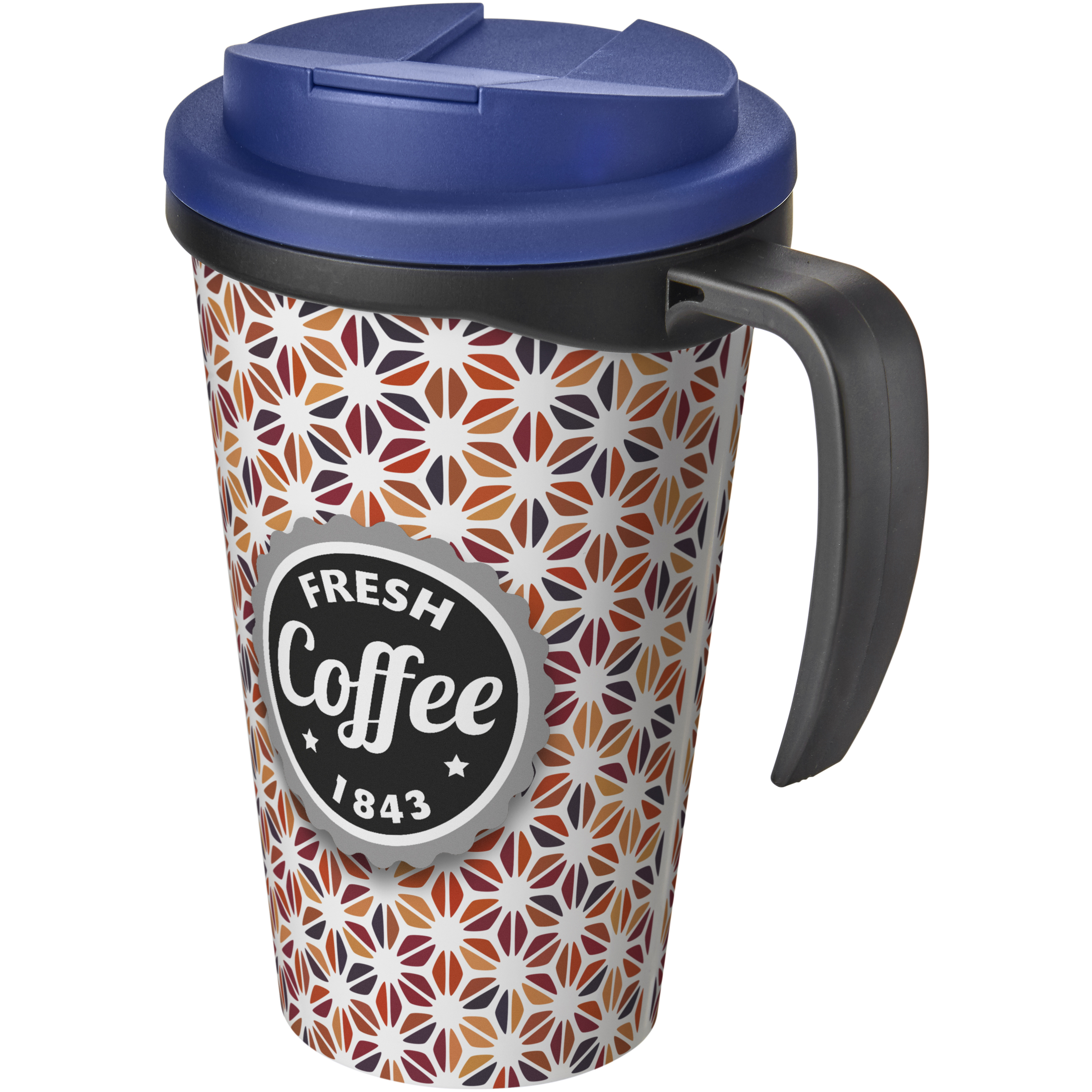 Brite-Americano® Grande 350 ml mug with spill-proof lid