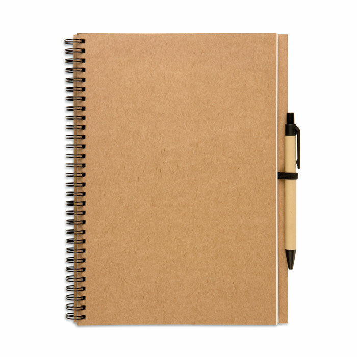 BLOQUERO PLUS - Recycled notebook with pen