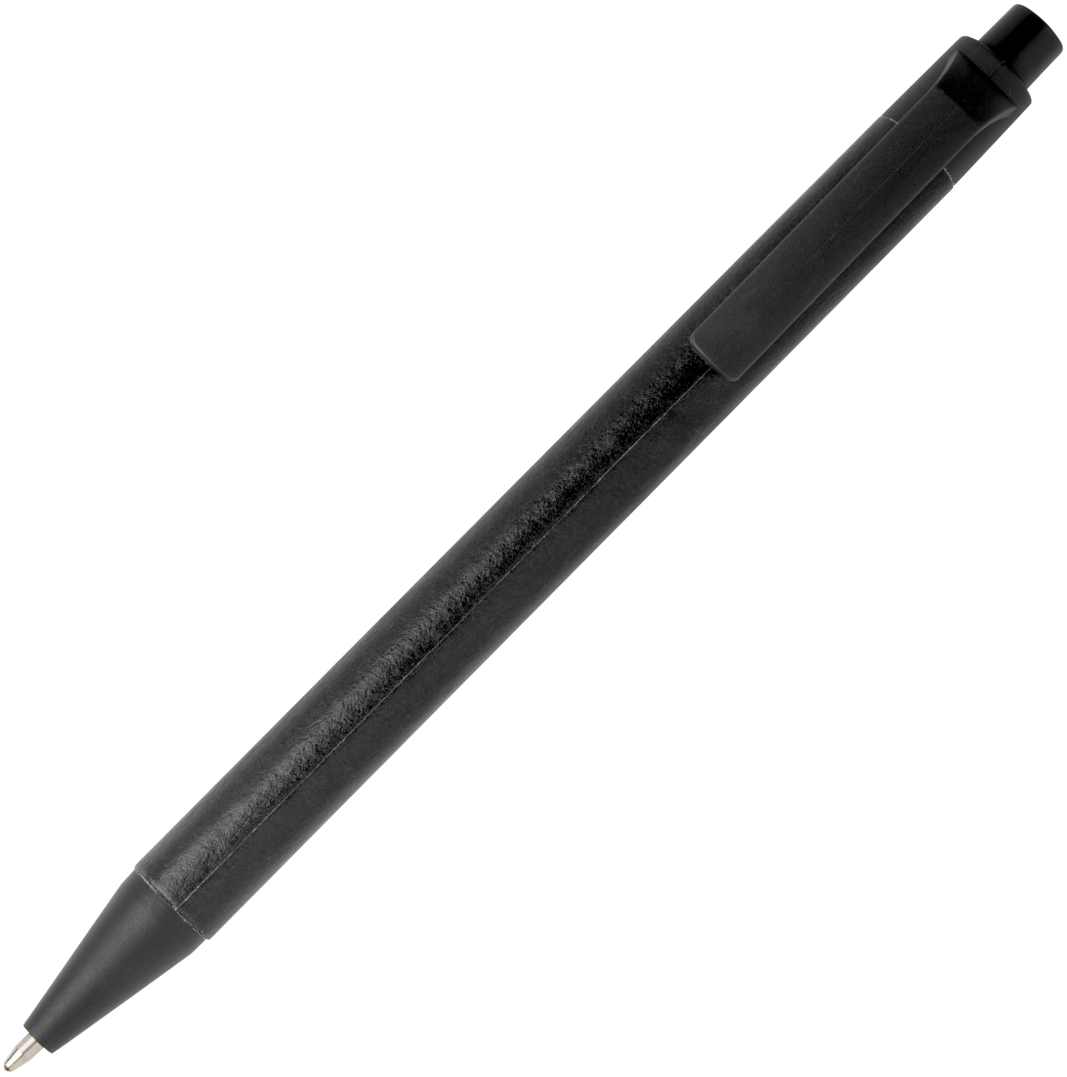 Chartik monochromatic recycled paper ballpoint pen with matte finish (black ink)