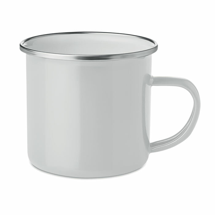 PLATEADO - Metal mug with enamel layer