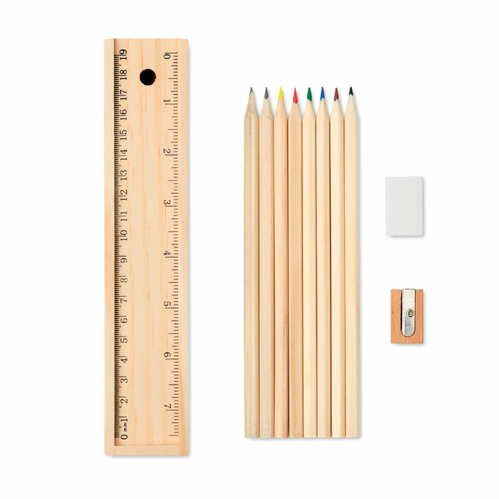 TODO SET - Stationery set in wooden box