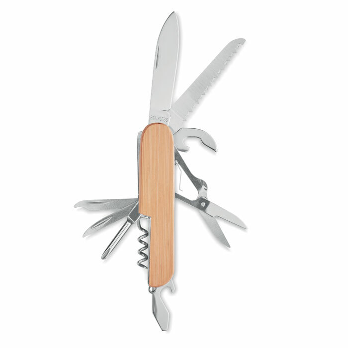 LUCY LUX - Multi tool pocket knife bamboo