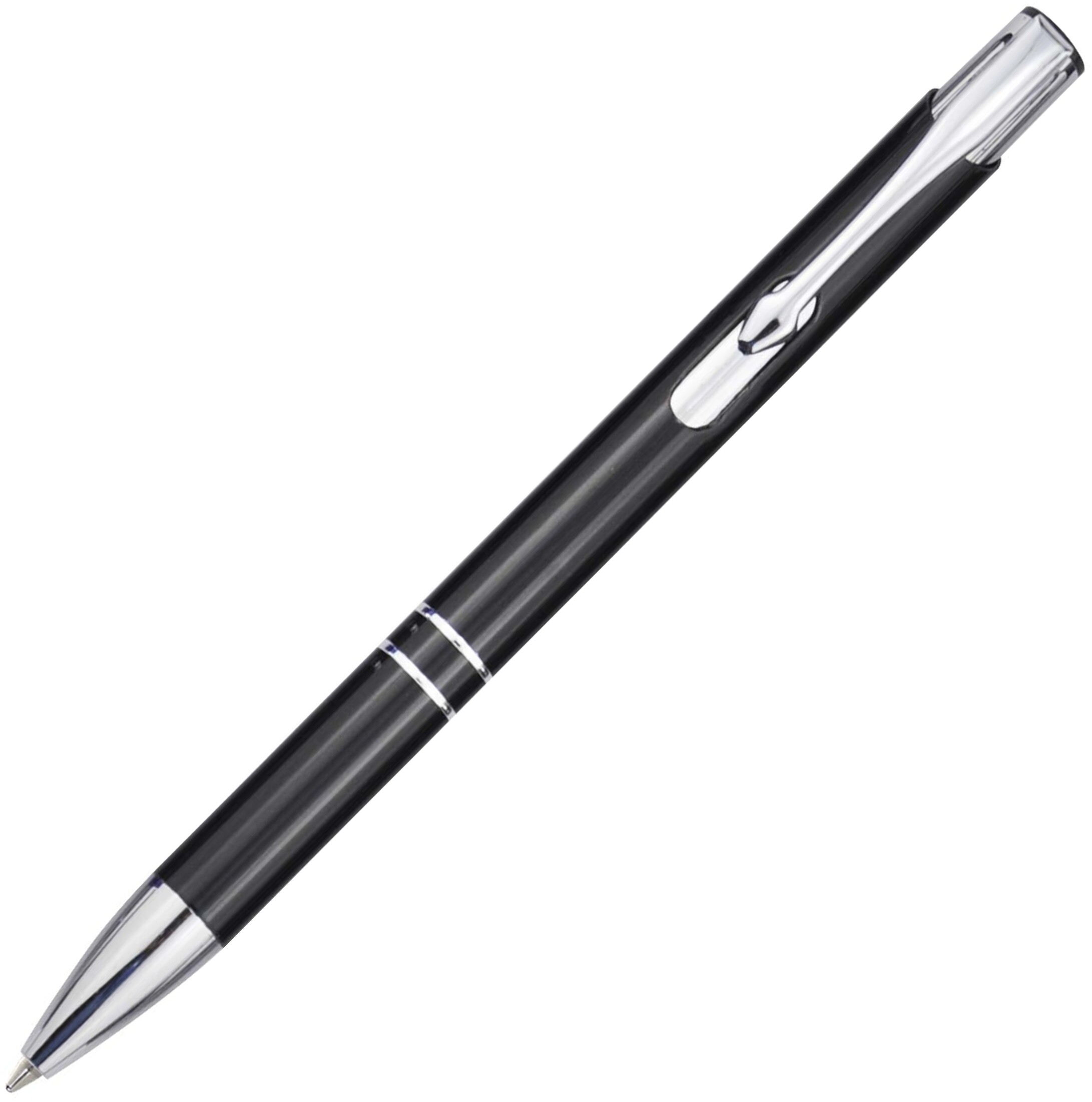 Moneta recycled aluminium ballpoint pen (blue ink)