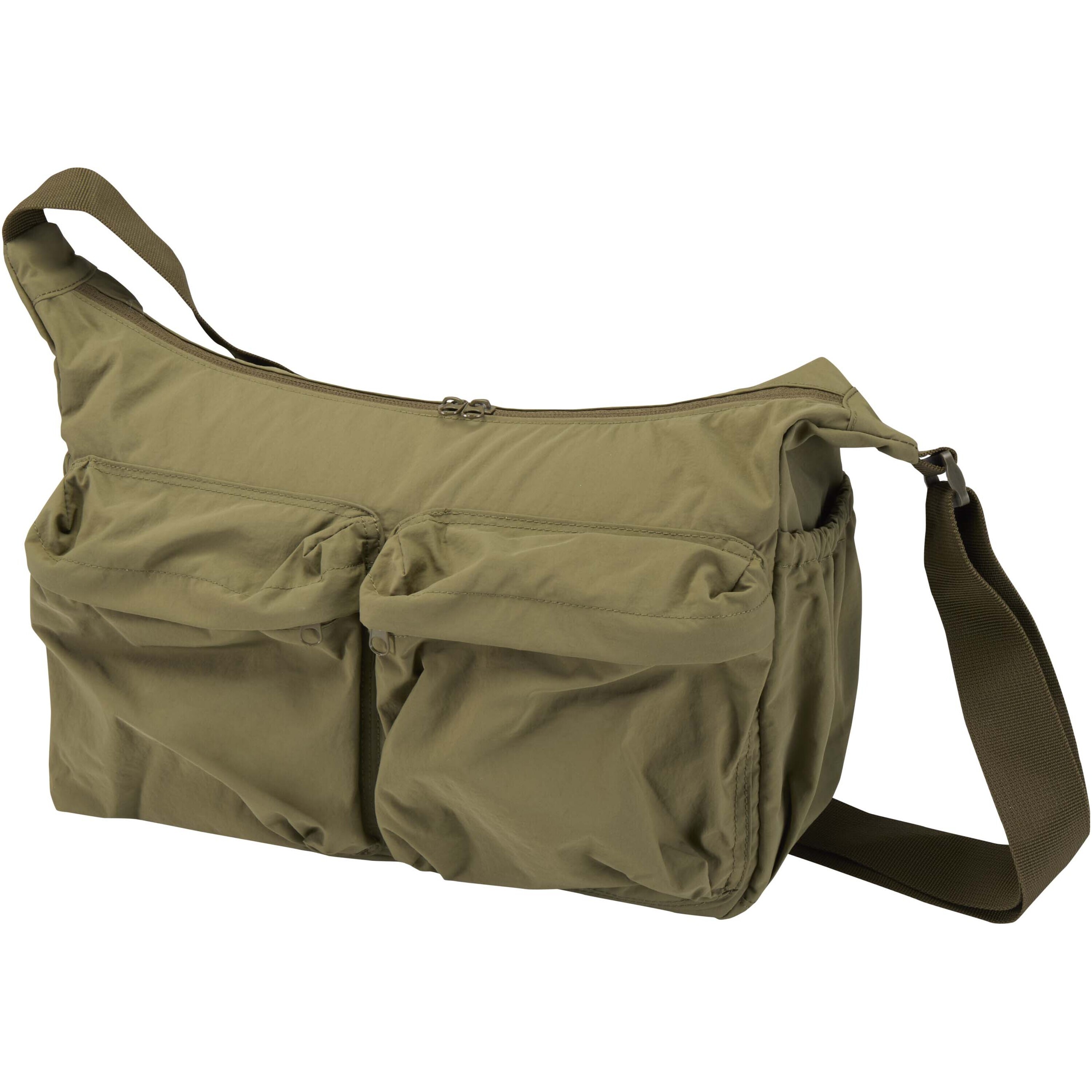 Calli 13" GRS recycled nylon laptop messenger bag