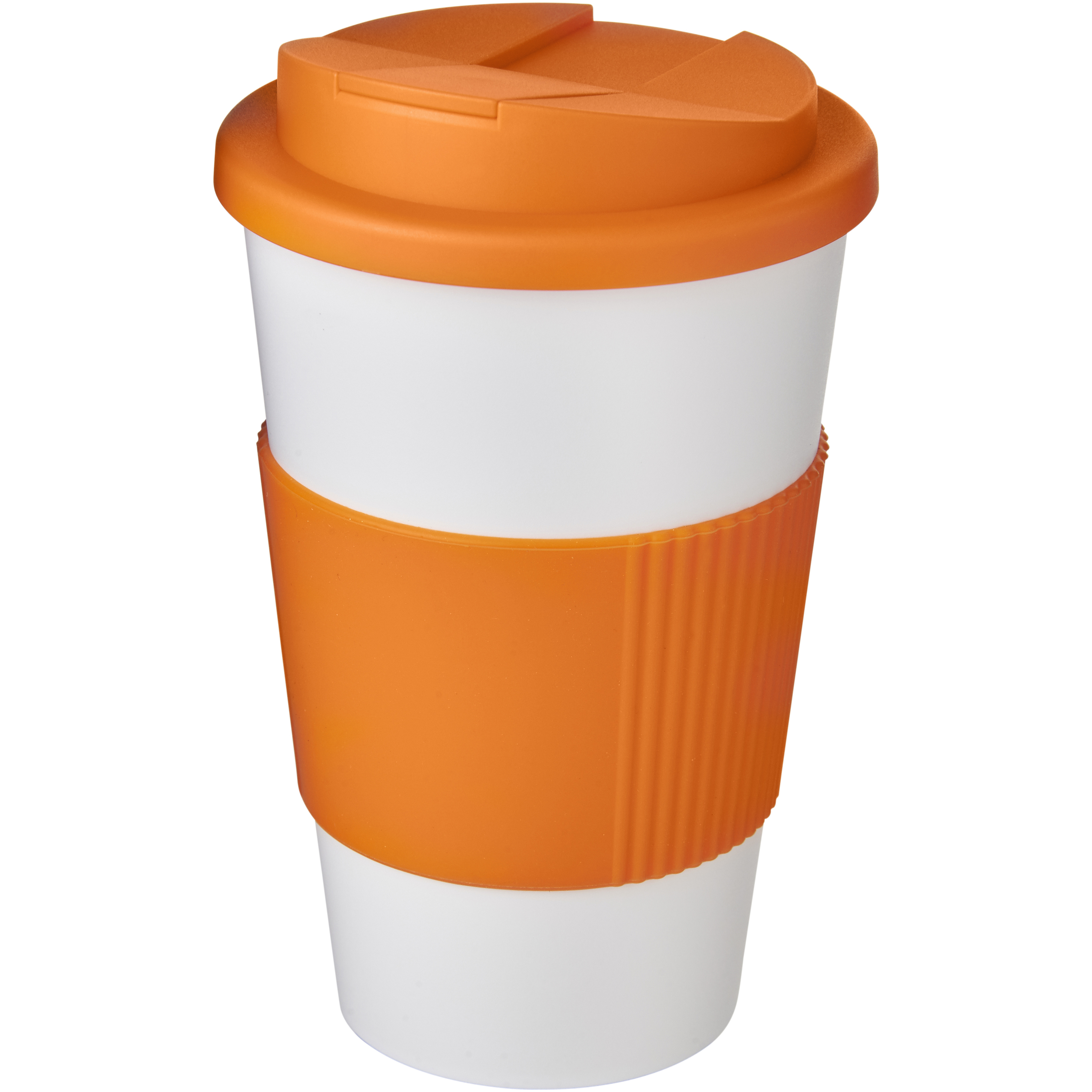Americano® 350 ml tumbler with grip & spill-proof lid