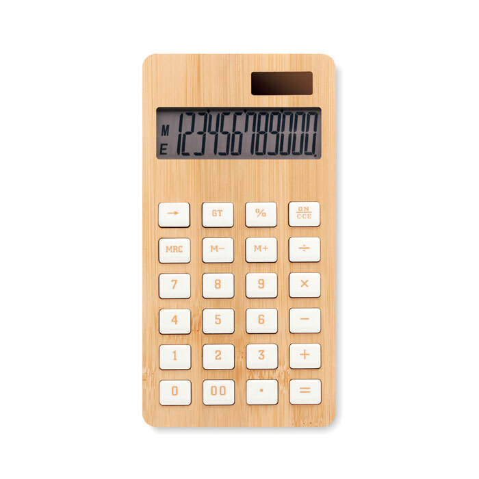 CALCUBIM - 12 digit bamboo calculator